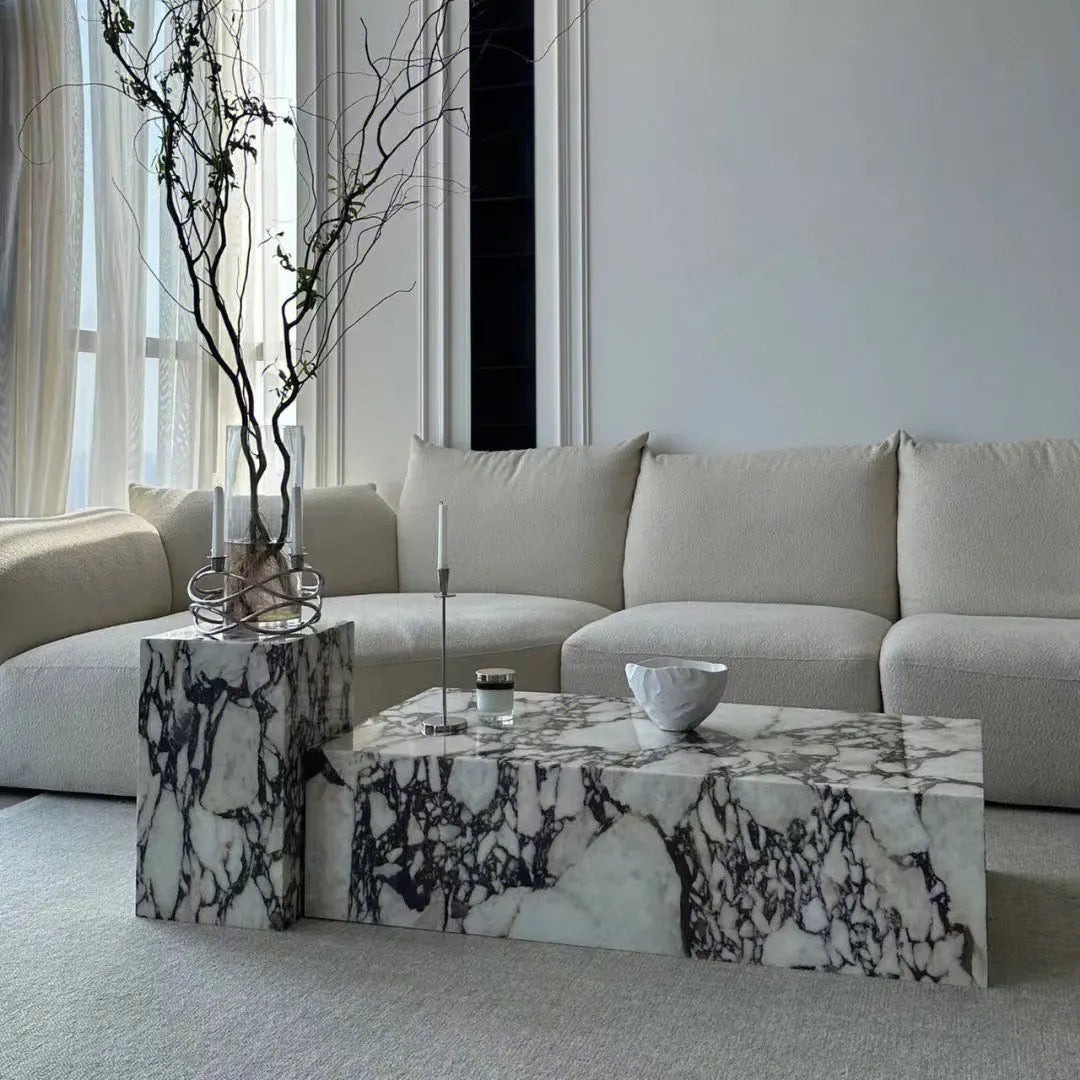 Block Marble Coffee Table