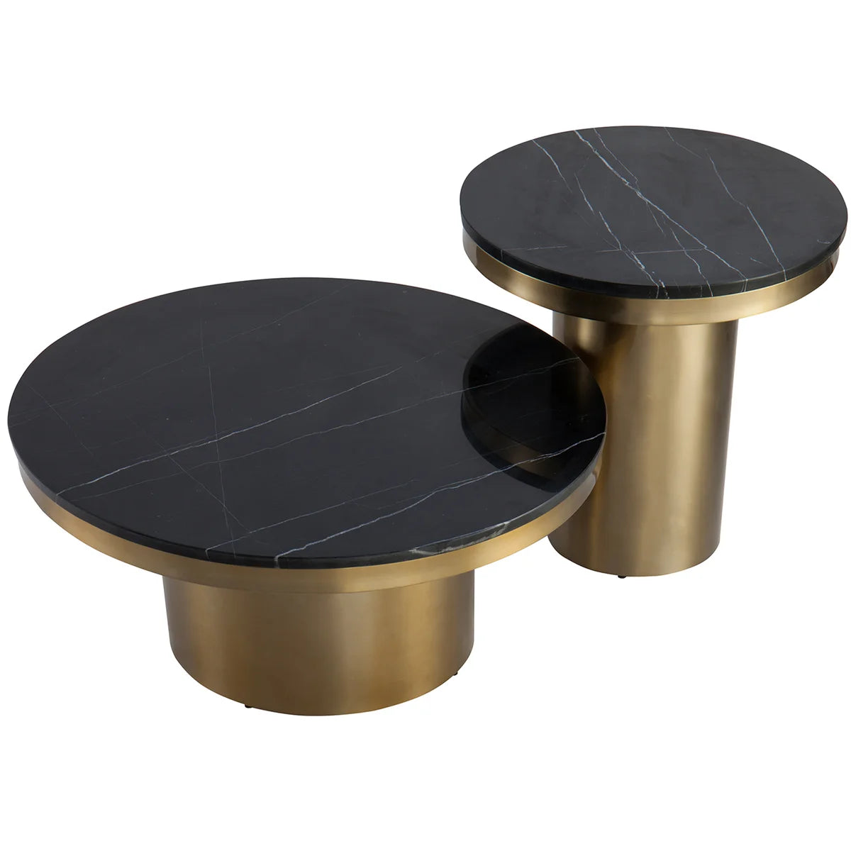 Ralls Marble Accent Table Set of 2