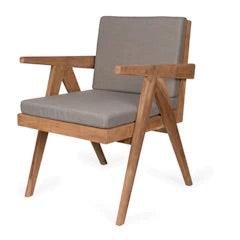 Dining Easy Lounge Chair - Teak Outdoor - Home Fix Boutique