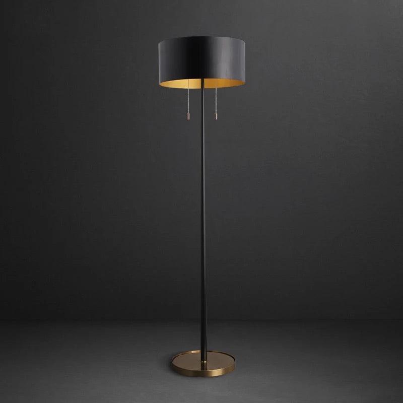 Colby Gold & Black Floor Lamp - Home Fix Boutique