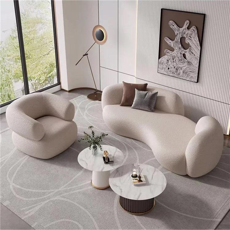 Italian Minimalistic Sectional Sofa Set - Home Fix Boutique