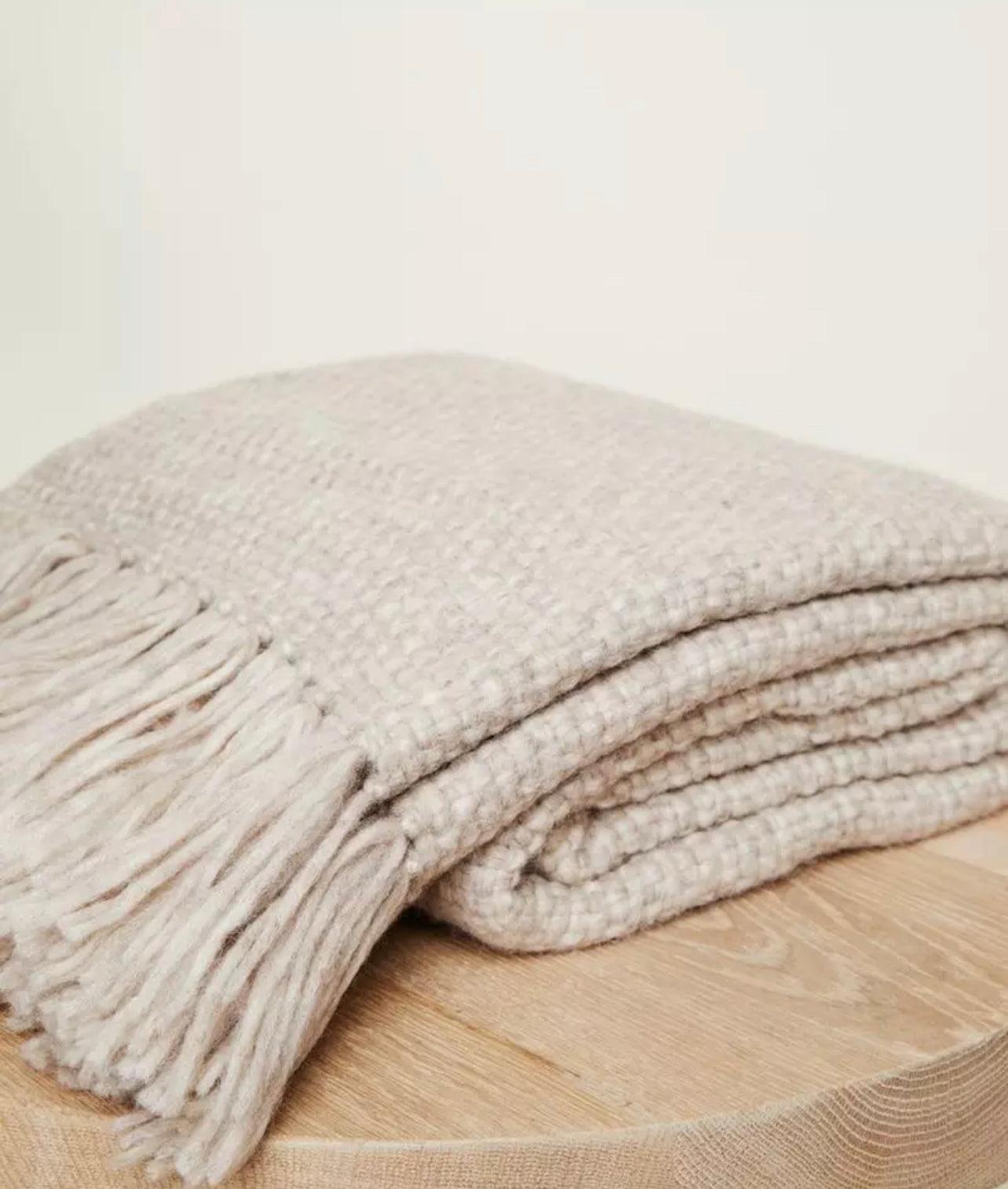 Cashmere Wool Throw - Home Fix Boutique